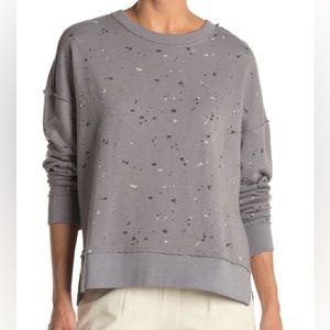 new • alternative splatter paint dolman sleeve lounge sweatshirt
